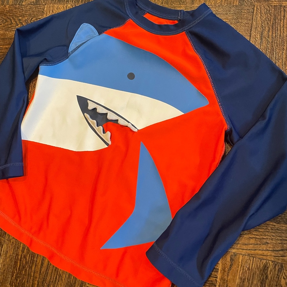 Baby Gap Shark Swim and Sun Shirt, 2T